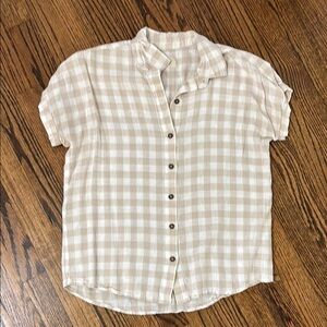 Marine Layer Plaid Button-Up Shirt